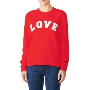Tory Sport Red LOVE Sweatshirt